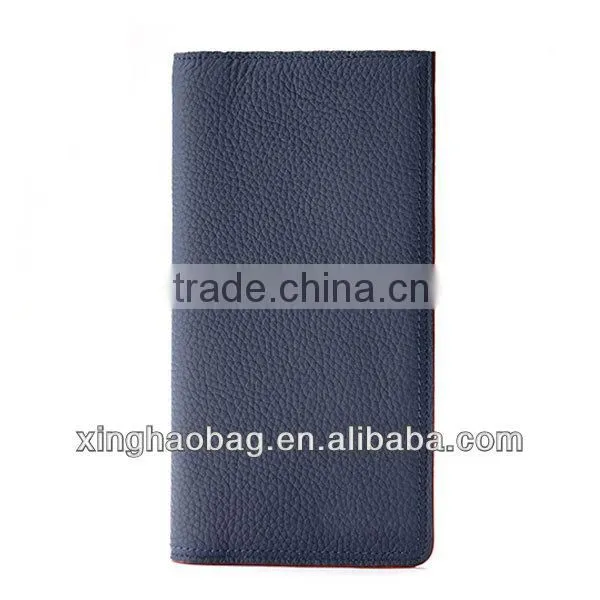 OEM your genuine cowhide leather travel wallet