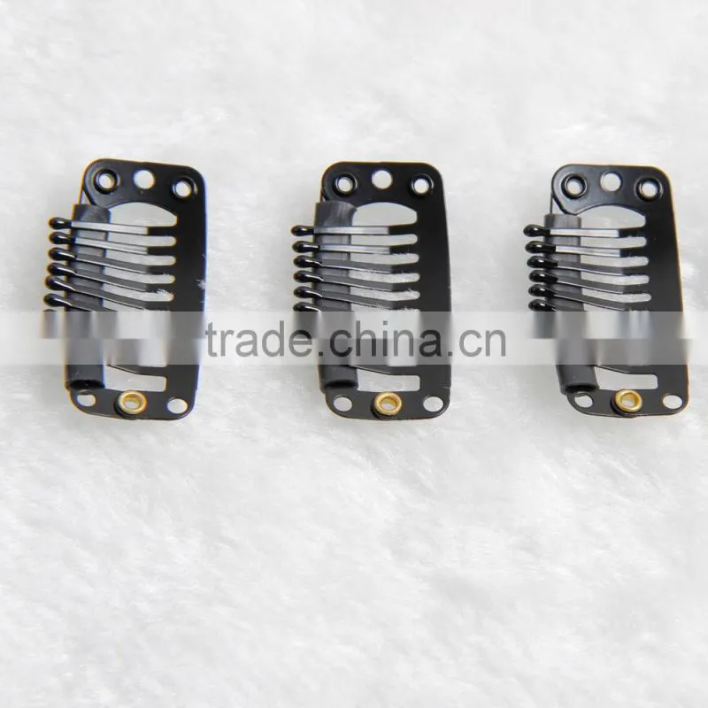 Hair Accessories U-shape Metal Clip For Hair Extension T-type Clips For Clip Hair Extension 6-10Teeth Metal Clips Hair Extension