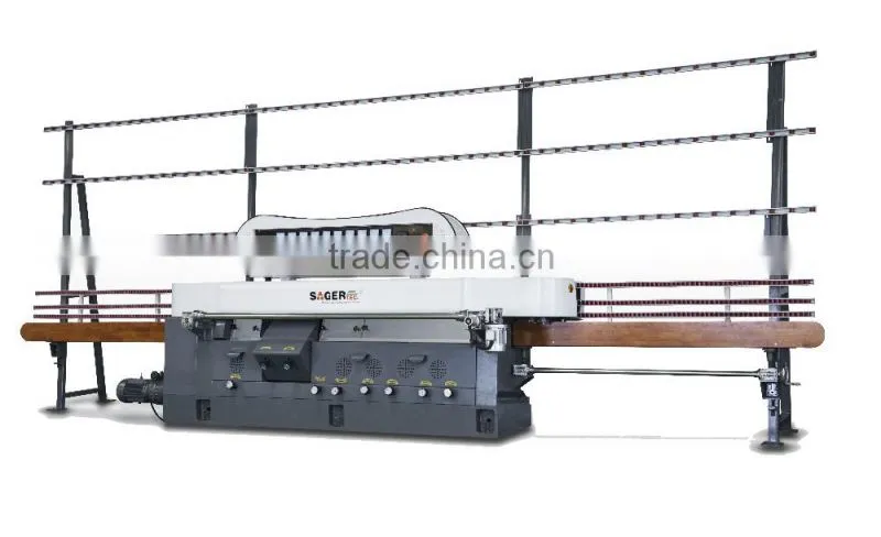 PLC control high speed glass processing miter