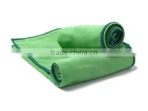 Zip Pocket Embroidery Custom Microfiber Gym Towel