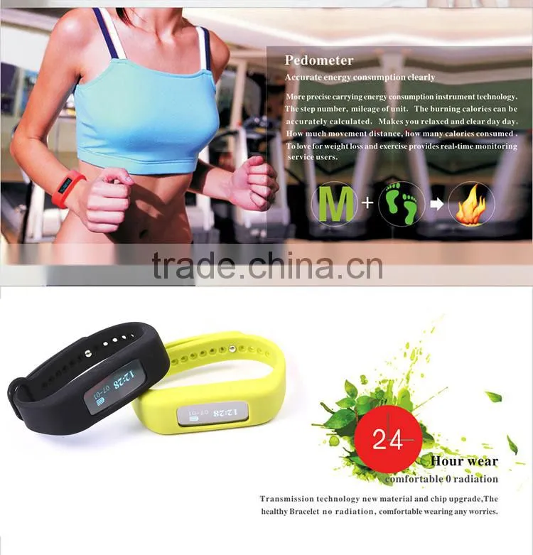 Oled Smart Bluetooth 4.0 Health Wristband Digital Fitness Wristband