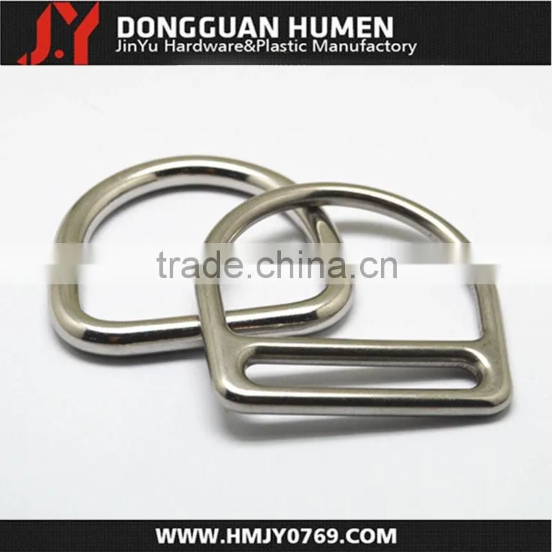 Hot sale stainless steel carabiner d-ring for luggage