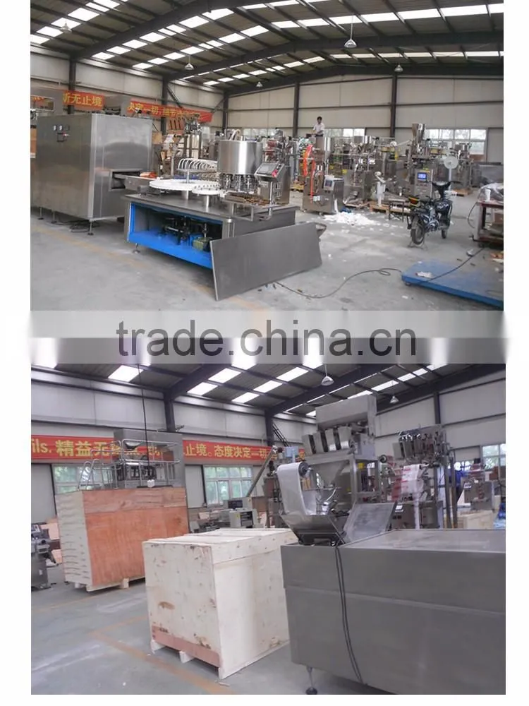 Full Automatic double bag tea packaging machine with cotton thread and tag