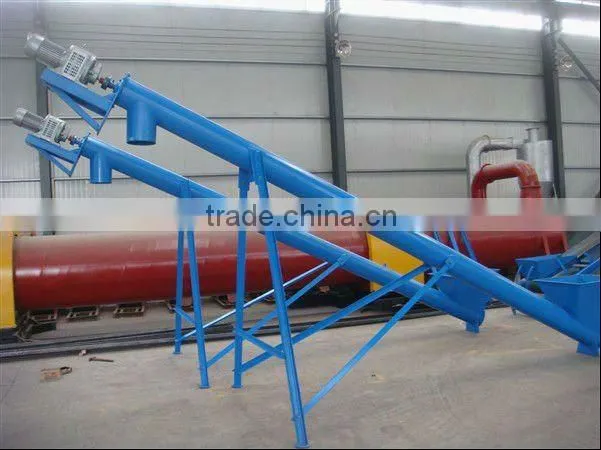 Grain vertical screw conveyor