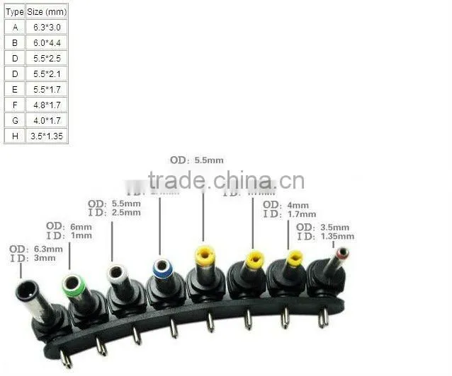 Best selling universal laptop adapter 96W