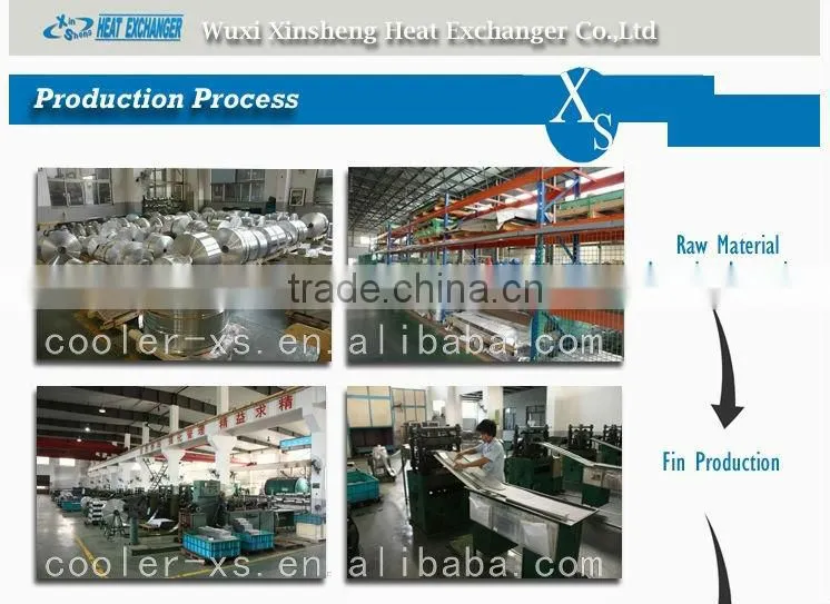 aluminum high pressure industrial air-oil cooler