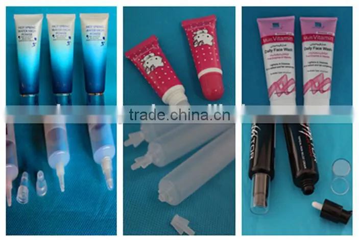 Cosmetic Plastic Soft Tube Plastic Packaging Tube With Screw Cap Or Flip Top Cap Pe Plastic Tube