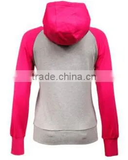 2014 ladies latest dry fit sport hoody design