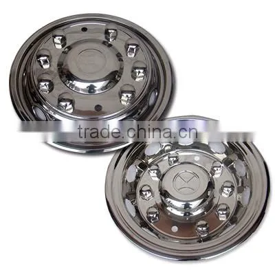 22.5''S/S 304L wheel cover,stainless steel chrome truck wheel trim