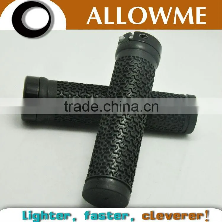 famous brand good quality EN certification rubber pvc TPR lock on rings mtb down hill bmx bike grip