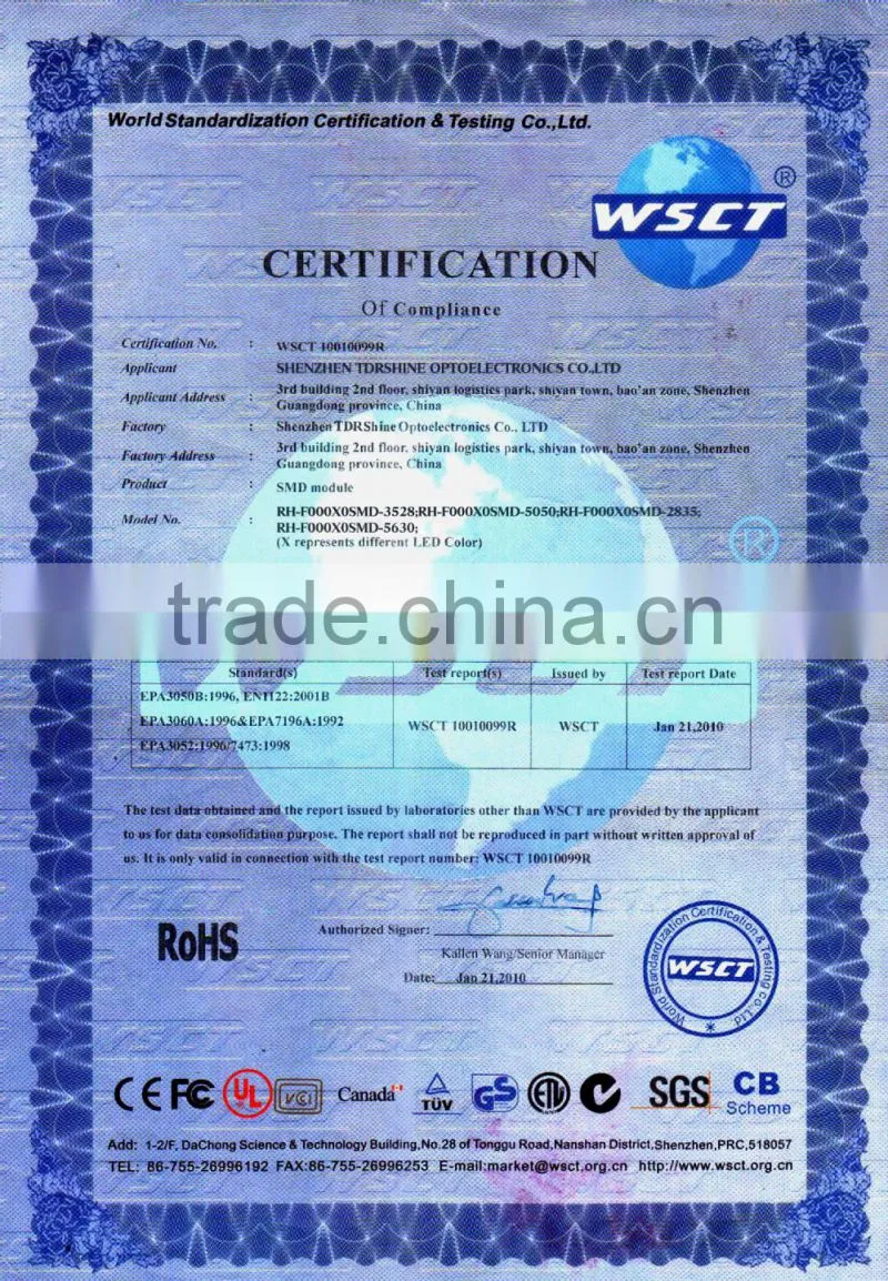 led light module 3528-2SMD Module 12V 0.16W