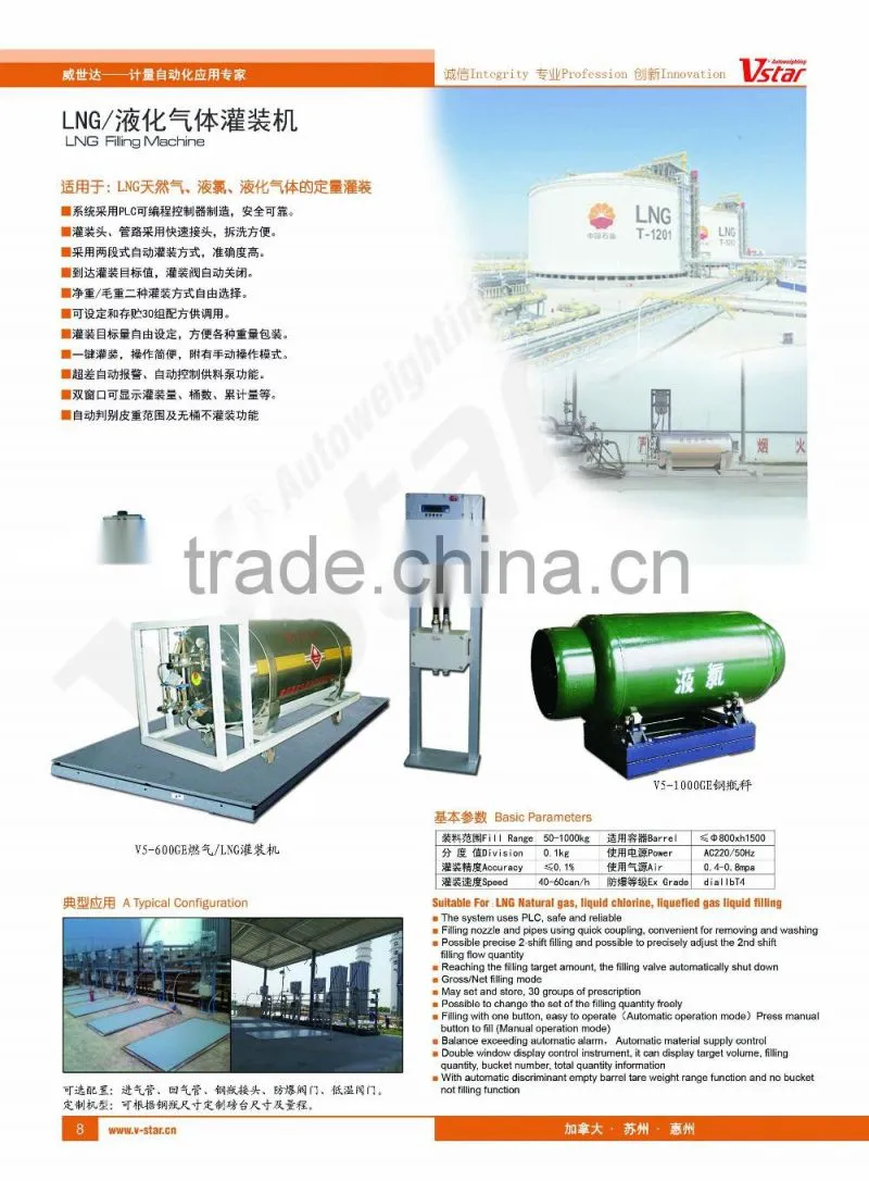 LNG LPG gas Filling Machine