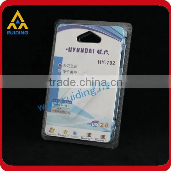 beautiful clear clamshell blister for accessories