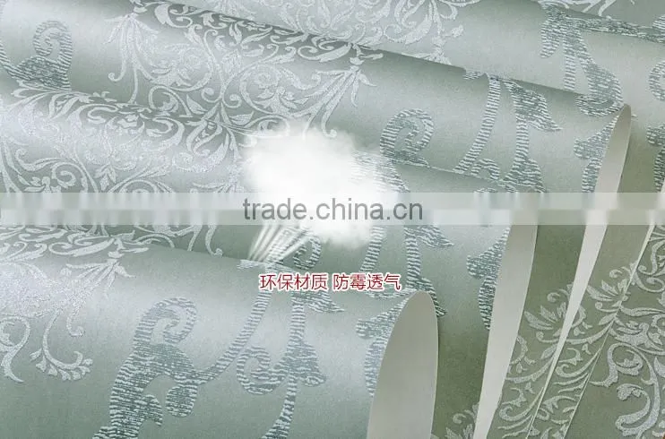 self adhesive embossed interior home wallpaper