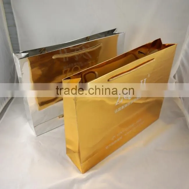 Custom luxury paper shopping bag of Cosmetic