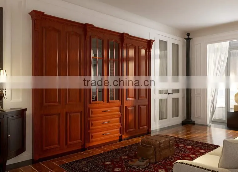 Guangzhou Modern Custom Wooden Bedroom Wardrobe Cabinet