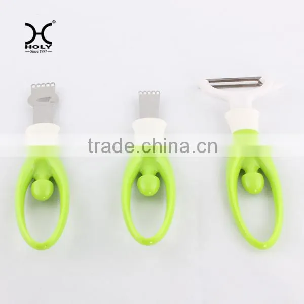 Stainless Steel T Shape fruit Skin Peeler With ABS Handle