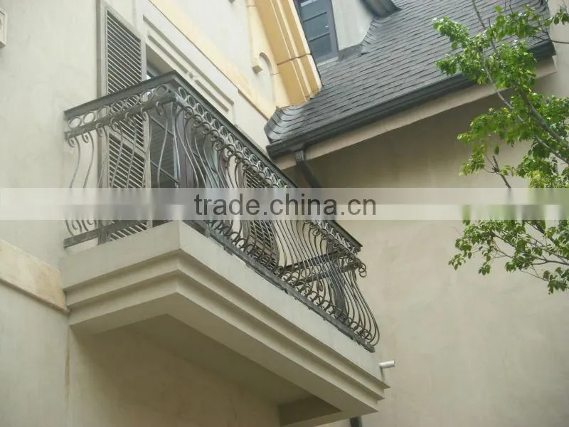2013 hand forging wrought iron japanese balcony fence