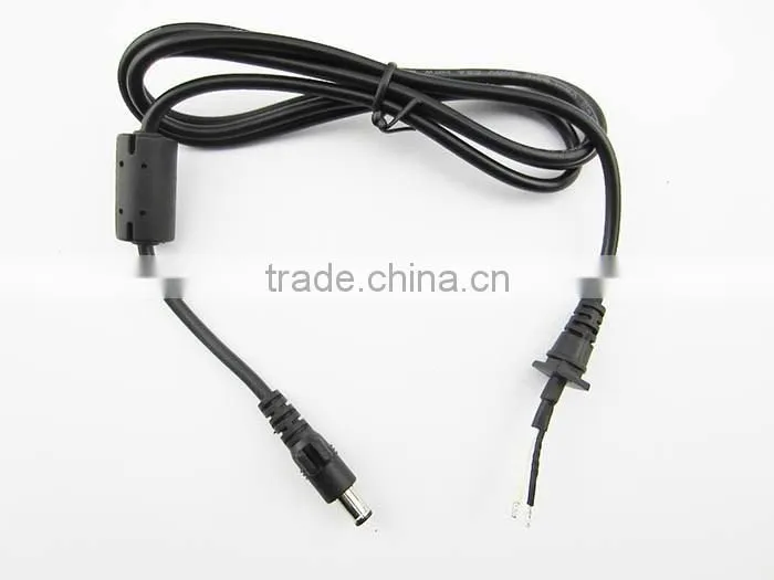 straight right angel dc cable for laptop adapter