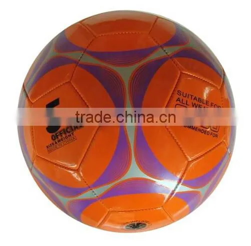 Best machine stitched promo size 5 customized logo printing soccer ball