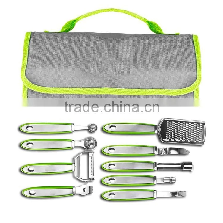 Hotchi top quality 3pcs knife knifes with acrylic holder
