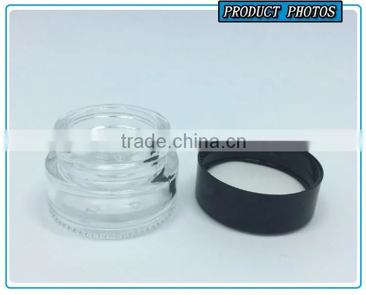 10ml frosted glass cosmetics jar for face cream