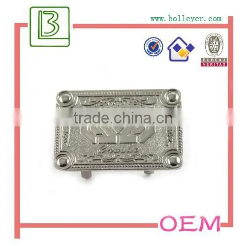 oval metal plate with custom logo