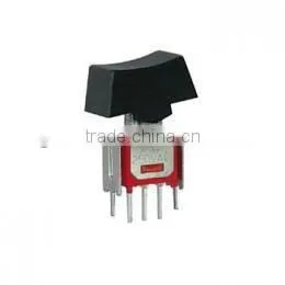 Toggle switch with rocker button&rocker cap