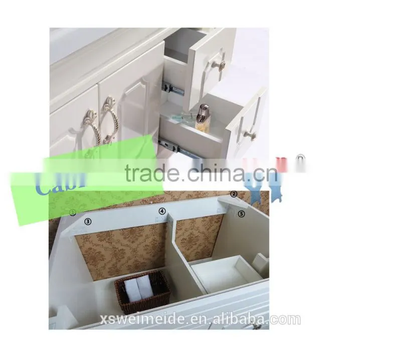 Popular White PVC Bathroom Cabinet(WMD-228)