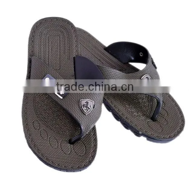 Sexy plastic slipper for men genuine slippers
