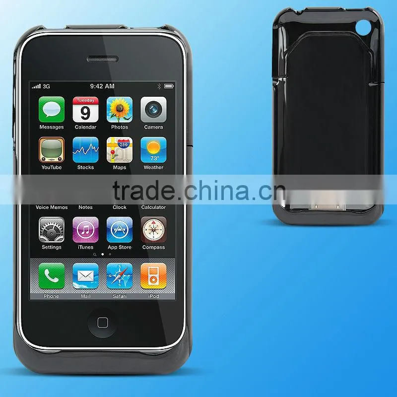 1100mAh highly polymer batter Power Pack Case for iPhone 3G &3GS
