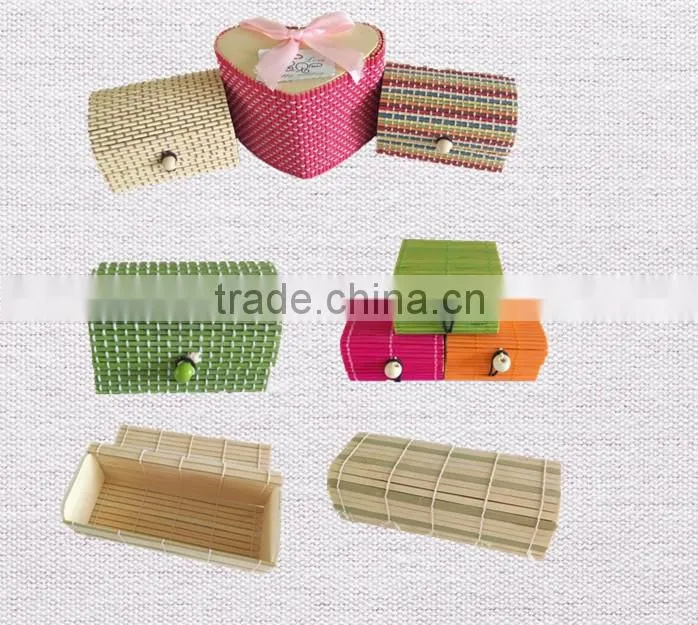bamboo gift box packaging box for jewelry for sale