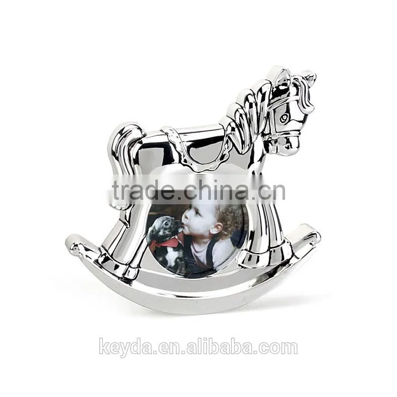 Bear shaped customized metal photo frame