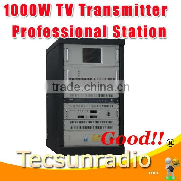 TV518A-1000W UHF All Solid State wireless analog TV Signal Broadcast transmitter TV Station Broadcasting Equipment