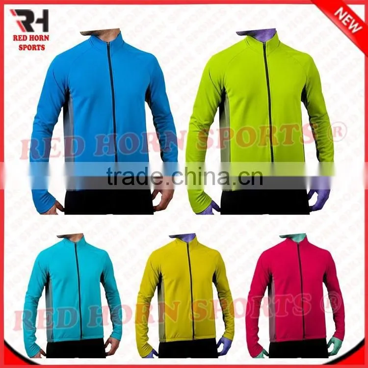 Customized Thermal Jacket for Mens, Wind-Proof Biking Jacket, Custom Designs are Accepted