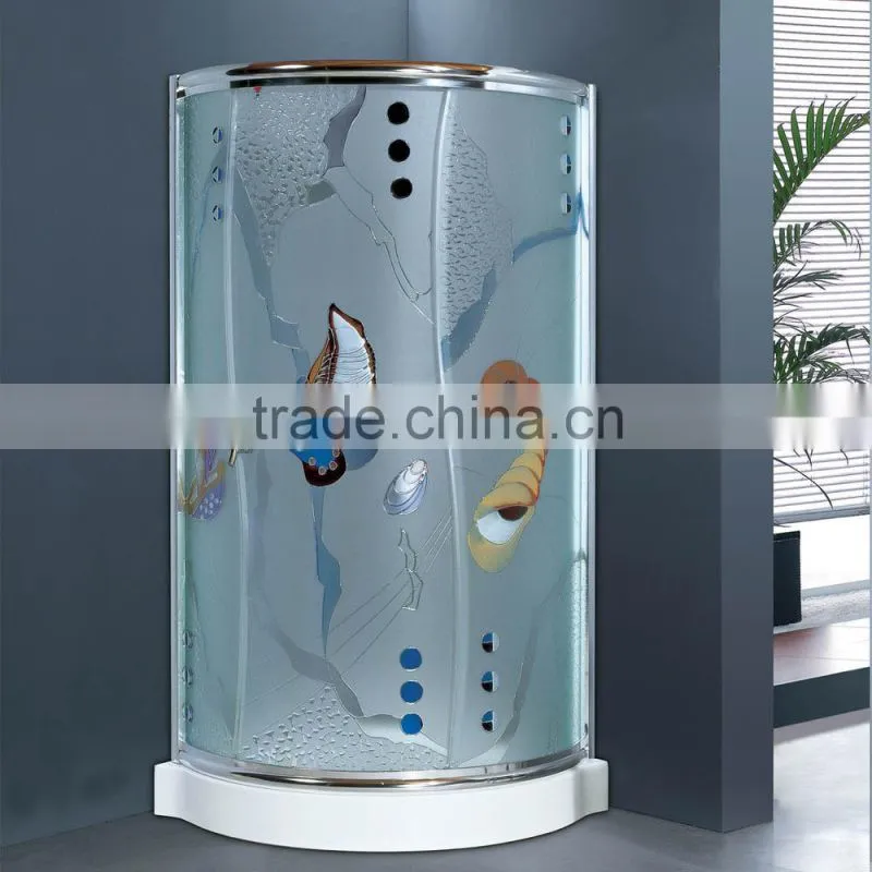 square corner shower room with acrylic shower base Y604A