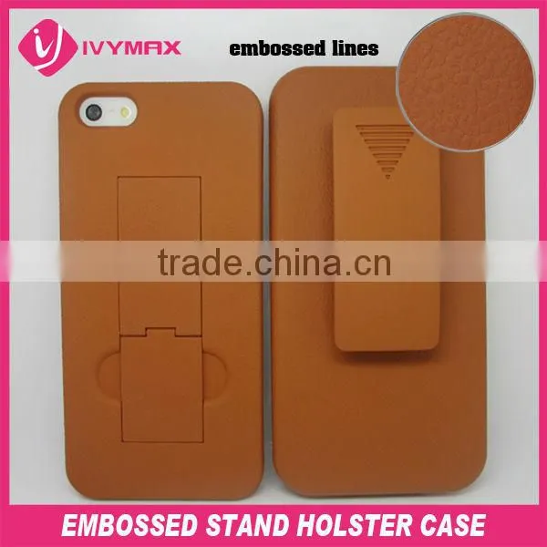 fashion accessory holster kickstand phone accessories for apple iphone 5 case