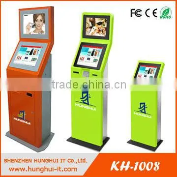 Internet/ Information, Cashless Self Service Payment, Cedit Card Payment Dual Screen Kiosk