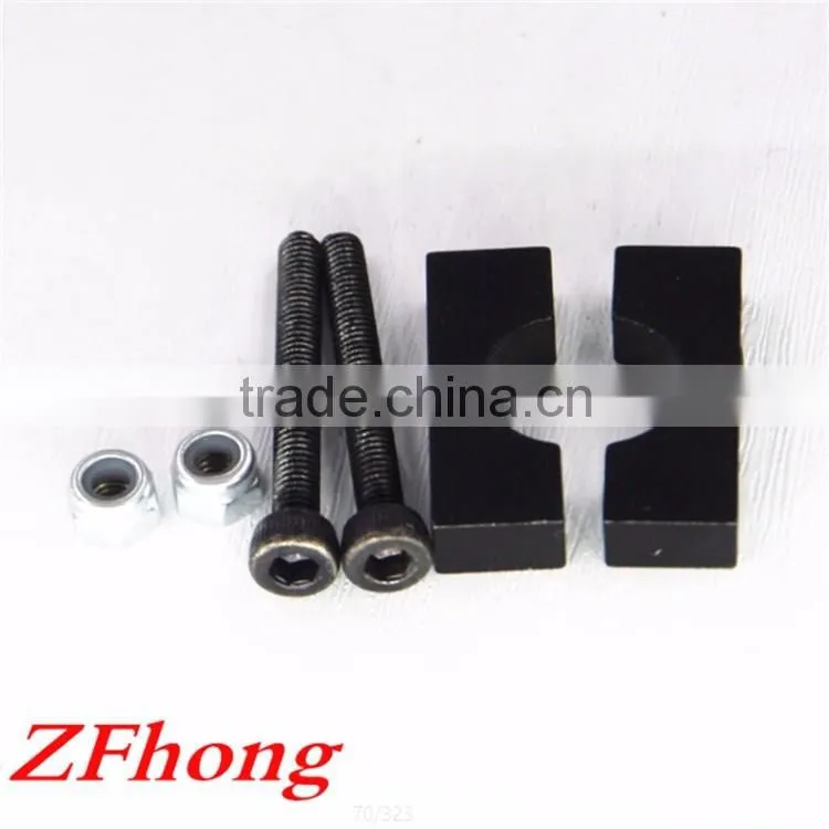 12mm 14mm 16mm 20mm 22mm 25mm red blue silver golden black anodized aluminum carbon tube clamp for fiber pipe