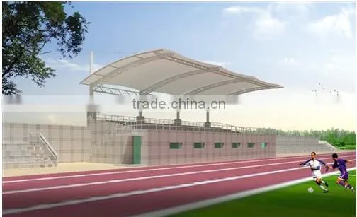 New models environmental membrane structure for sports stand PVDF