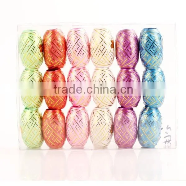 hot sale gift packaging colorful ribbon egg for festival