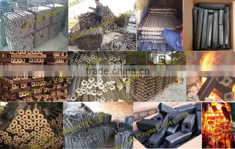 rice straw husk charcoal briquette making machine