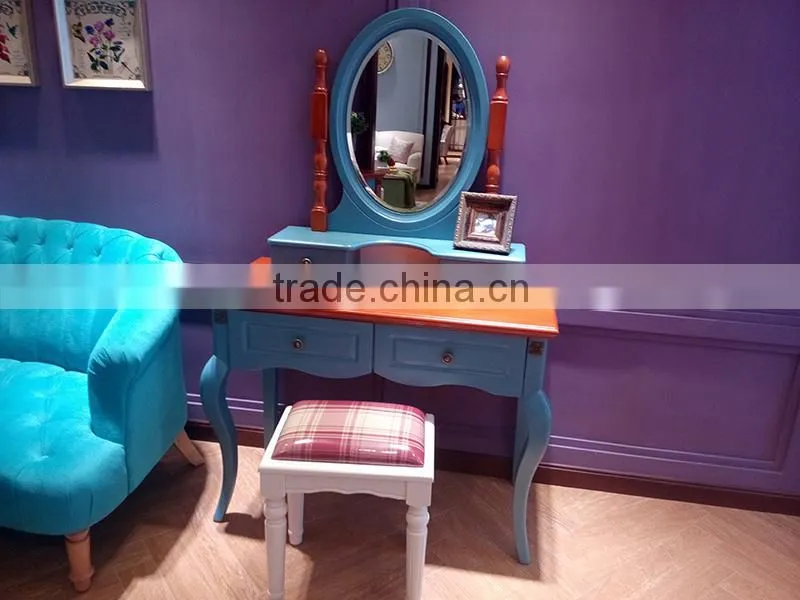 European style dresser suite dressing table dressing chiair dressing mirror
