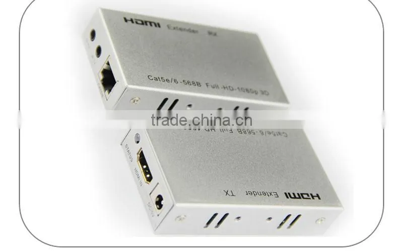 Vision black 50m HDMI extender with IR over Ethernet cat 5e/6