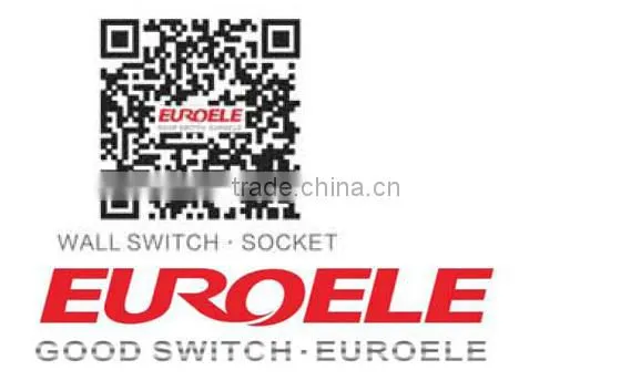 European Standard 86*86 type PC panel and frame Siliver contactor 1 Gang 1 Way wall switch