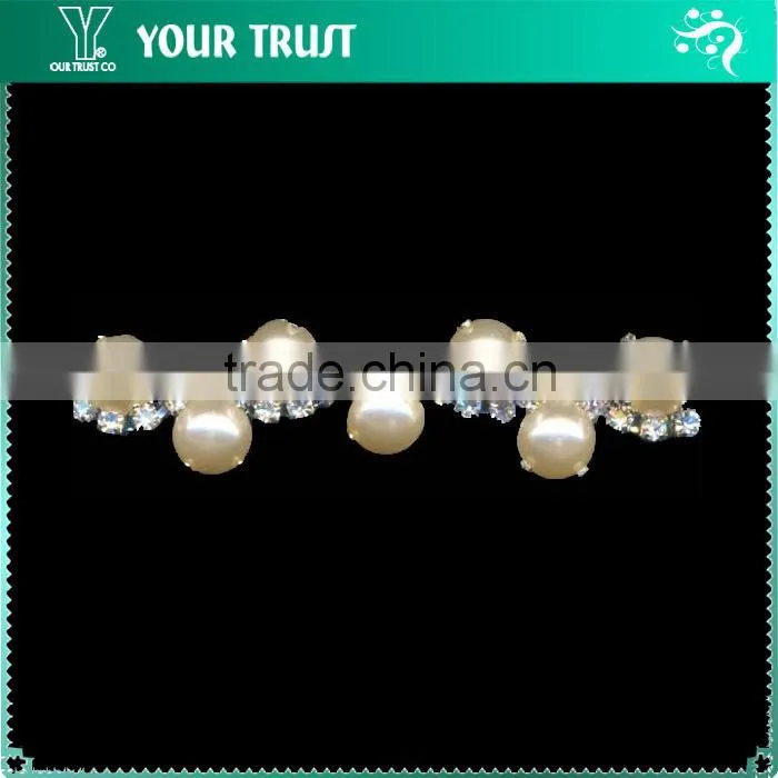 Wedding Bridal Dress 1.3CM AB Round Resin 3MM Crystal RhinestoneTrimming