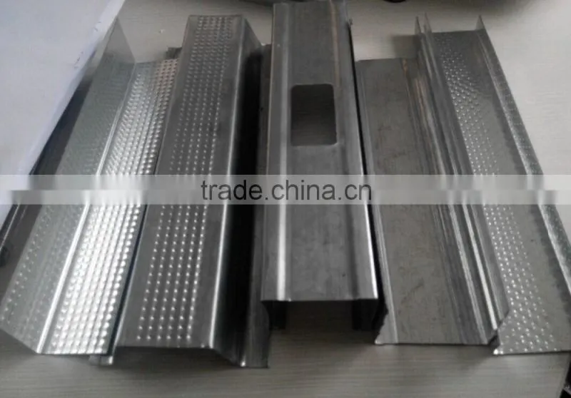 Metal stud channel suspension system