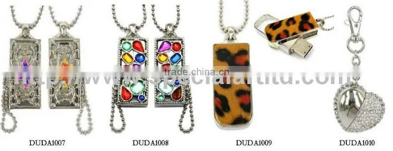 metal fashion jewelry usb flash drive shell for Valentines Gift