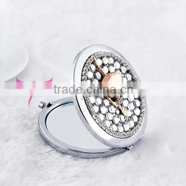 Factory wholesale epoxy small metal decorative make-up mirror