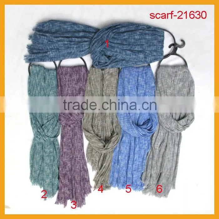 fashion long scarf cotton fringe scarf